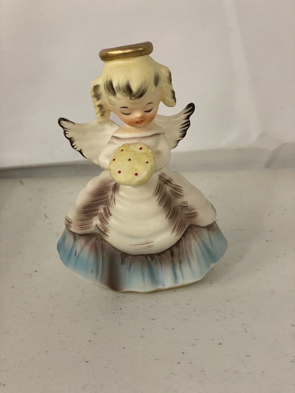 Vintage Inarco Birthday Angel Lily of the Valley E-1187 Collectible Decorative
